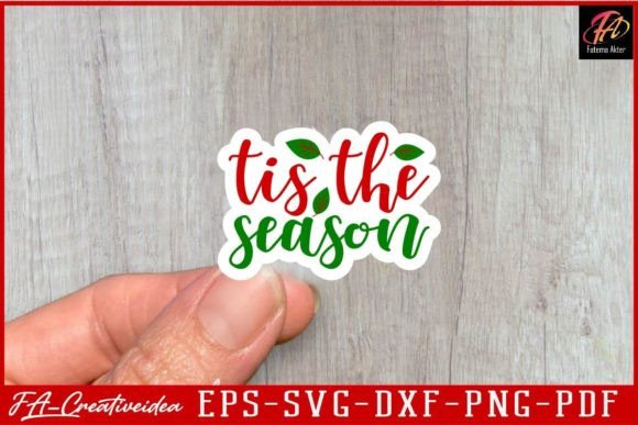 Download Tis the Season Fall Stickers Svg Design - Stickers Collection