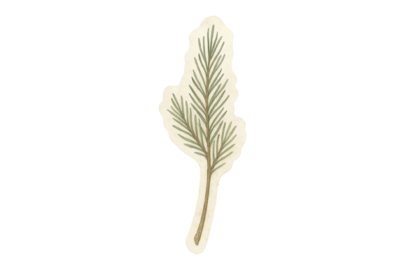 Download Vintage Pine Branch Winter - Vintage Collection