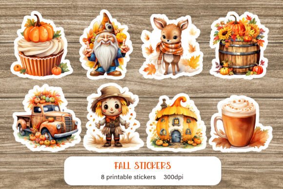 Download Fall Stickers Sublimation Autumn Sticker - Stickers Collection
