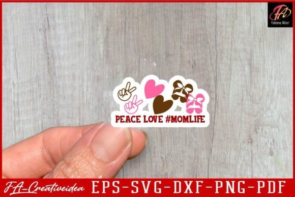 Download Peace Love #momlife Fall Stickers Svg - Stickers Collection
