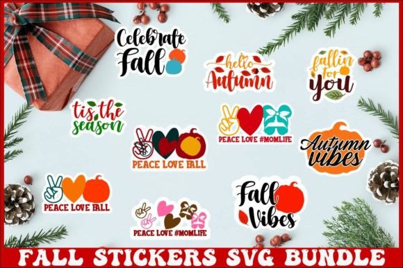 Download Fall Stickers Svg Bundle - Stickers Collection