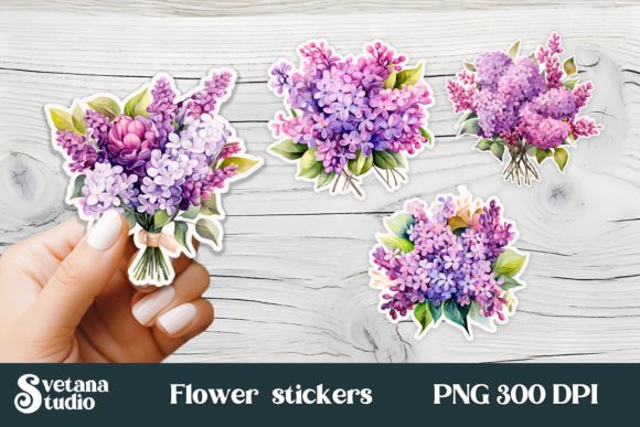 Download Lilac Flower Stickers Printable | Spring - Stickers Collection