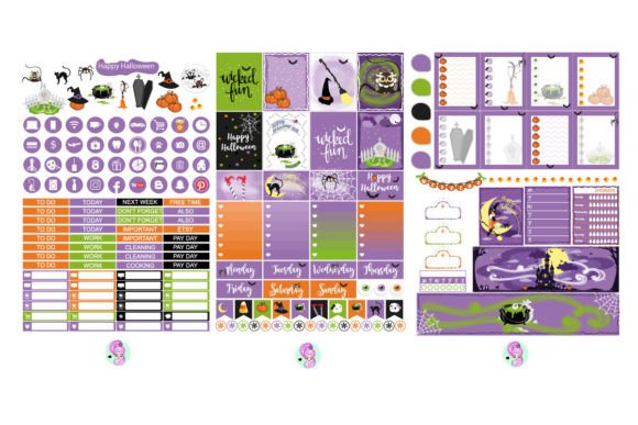 Download Halloween Stickers, Digital Sticker Kit - Stickers Collection