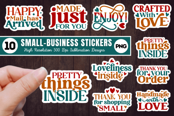 Download Small Business Stickers Bundle - Stickers Collection