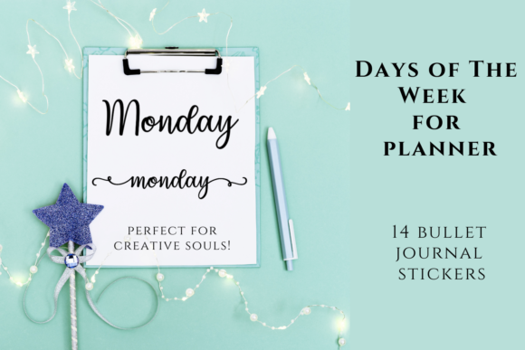 Download Days of Week Stickers for Planners - Stickers Collection