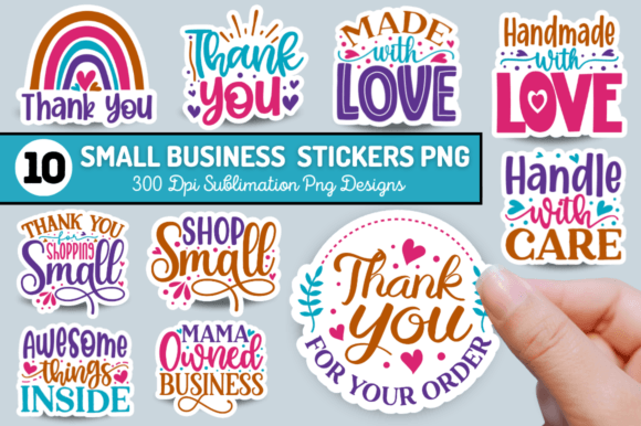Download Small Business  Stickers Bundle - Stickers Collection