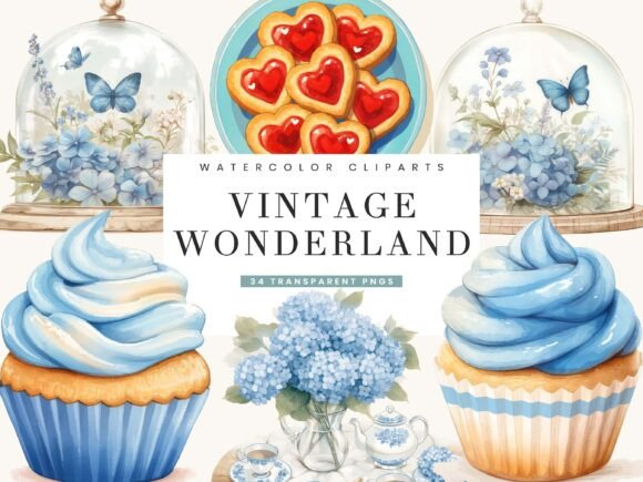 Download Vintage Alice in Wonderland Clipart - Vintage Collection
